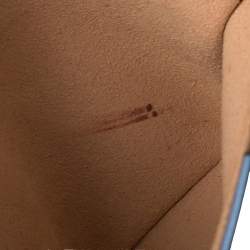 Pre Owned حقيبة كروس غوتشي مارمونت جي جي صغيرة جلد ماتيلاس أزرق