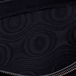 Gucci Black Chevron Velvet GG Marmont Wallet on Chain