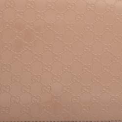 Gucci Beige Microguccissima Patent Leather Broadway Clutch