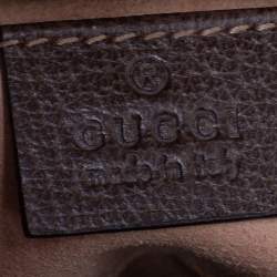 Pre Owned Gucci Multicolor GG Supreme Bengal Canvas and Leather Small Padlock Shoulder Bag