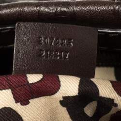 Pre Owned Gucci Brown Guccissima Leather Babouska Heart Tote