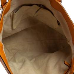Pre Owned Gucci Orange Microguccissima Leather Nice Tote