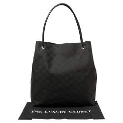 مملوكة مسبقًا Gucci Black GG Nylon Large Gifford Shopper Tote