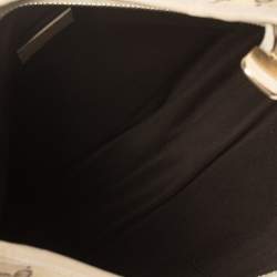 مملوكة مسبقًا Gucci Beige/Cream GG Canvas and Leather Small Abbey D-Ring Hobo