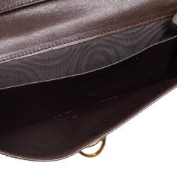 مملوكة مسبقًا Gucci Beige/Brown GG Canvas and Leather Interlocking GG Continental Wallet