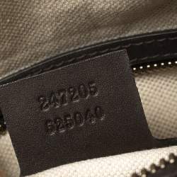 Pre Owned Gucci Beige/Brown GG Canvas and Leather Medium Vintage Web Boston Bag