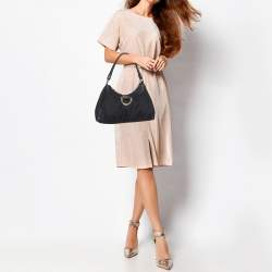 مملوكة مسبقًا حقيبة غوتشي أبي دي رينغ كانفاس جي جي سوداء