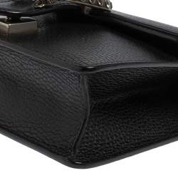 مملوكة مسبقًا حقيبة كتف غوتشي ميني ديونيسوس جلد سوداء
