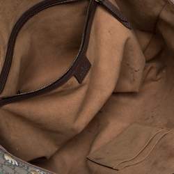 Pre Owned حقيبة شوبر غوتشي بينغال تايغر كانفاس جي جي سوبريم مقوى متعدد الألوان وجلد