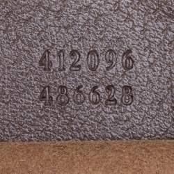 Pre Owned حقيبة شوبر غوتشي بينغال تايغر كانفاس جي جي سوبريم مقوى متعدد الألوان وجلد