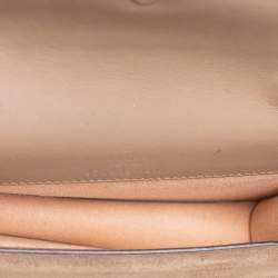 مملوكة مسبقًا Gucci Beige GG Supreme Canvas and Suede Super Mini Dionysus Crossbody Bag