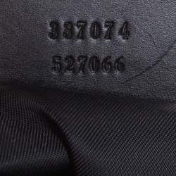 Pre Owned Gucci Black Techno Canvas Web Flap Messenger Bag