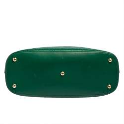 مملوكة مسبقًا Gucci Green Guccissima Leather Top Zip Hobo