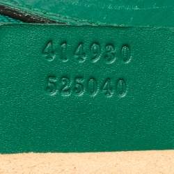 مملوكة مسبقًا Gucci Green Guccissima Leather Top Zip Hobo