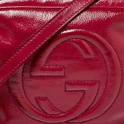 Gucci Pink Patent Leather Soho Disco Crossbody Bag