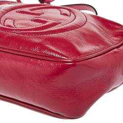 Gucci Pink Patent Leather Soho Disco Crossbody Bag