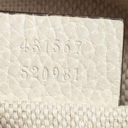 مملوكة مسبقًا Gucci Beige/Burgundy Leather Soho Camera Crossbody Bag