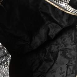 Gucci Black Python Large Hysteria Tote