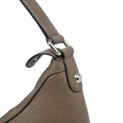 Pre Owned Gucci Brown Leather Medium Web Horsebit Heritage Hobo