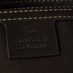Pre Owned Gucci Beige GG Supreme Canvas Flat Messenger Bag