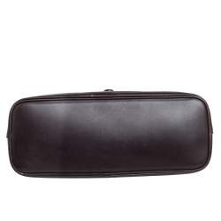 Pre Owned حقيبة غوتشي بولر جلد أومبريه بني