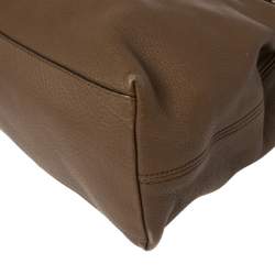 Pre Owned Gucci Brown Leather Medium Soho Tote