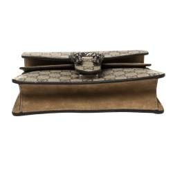 مملوكة مسبقًا Gucci Beige GG Supreme Canvas and Suede Mini Dionysus Shoulder Bag