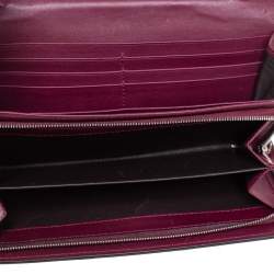 Gucci Burgundy Python Lady Lock Wallet on Chain