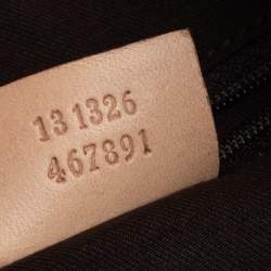 Pre Owned Gucci Beige/Metallic Pink GG Canvas and Leather Abbey Messenger bag