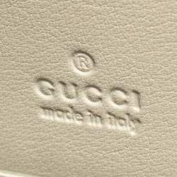 Gucci Beige Guccissima Leather Zip Around Wallet  