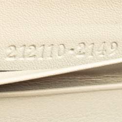 Gucci Beige Guccissima Leather Zip Around Wallet  