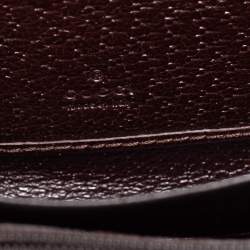 مملوكة مسبقًا محفظة غوتشي جلد وكانفاس جي جي عاجي/بيج بسحاب محيط