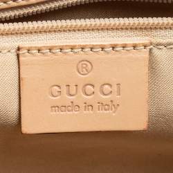 مملوكة مسبقًا Gucci Pink GG Canvas and Leather Trim Jackie Shoulder Bag