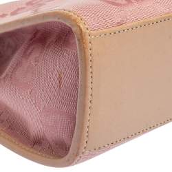 مملوكة مسبقًا Gucci Pink GG Canvas and Leather Trim Jackie Shoulder Bag