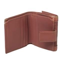 Pre Owned Gucci Pink Guccissima Leather French Wallet