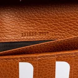 Pre Owned محفظة غوتشي كونتنينتال جلد بني فاتح 