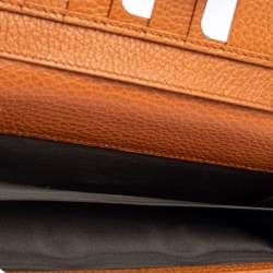 Pre Owned محفظة غوتشي كونتنينتال جلد بني فاتح 