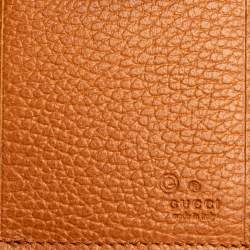 Pre Owned محفظة غوتشي كونتنينتال جلد بني فاتح 
