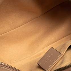 مملوكة مسبقًا Gucci Beige Matelasse Leather Small GG Marmont Shoulder Bag