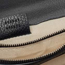 Pre Owned Gucci Black Leather Small Dionysus Shoulder Bag