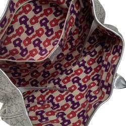 مملوكة مسبقًا حقيبة غوتشي برنسي جلد جي جي فضي 