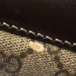 Pre Owned Gucci GG Supreme Interlocking G Garment Hard Case Travel Bag