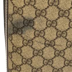 Pre Owned Gucci GG Supreme Interlocking G Garment Hard Case Travel Bag