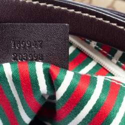 مملوكة مسبقًا Gucci Brown/Beige GG Canvas and Leather Trim New Britt Hobo