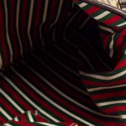 مملوكة مسبقًا Gucci Brown/Beige GG Canvas and Leather Trim New Britt Hobo