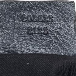 مملوكة مسبقًا حقيبة هوبو غوتشي بيلهام متوسطة مرصعة جلد أسود 