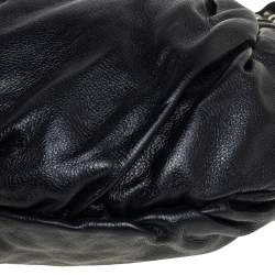 مملوكة مسبقًا حقيبة هوبو غوتشي بيلهام متوسطة مرصعة جلد أسود 