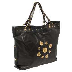 Pre Owned حقيبة يد غوتشي ايرينا كبيرة جلد أسود 