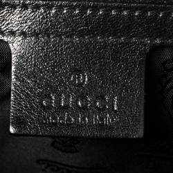 Pre Owned حقيبة يد غوتشي ايرينا كبيرة جلد أسود 