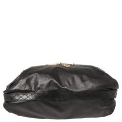 Pre Owned حقيبة يد غوتشي ايرينا كبيرة جلد أسود 